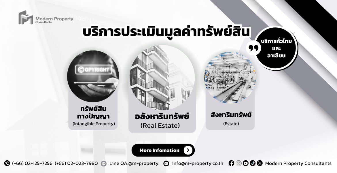 บริการประเมินมูลค่าทรัพย์สิน